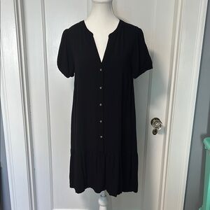 LOFT Black Mini Dress